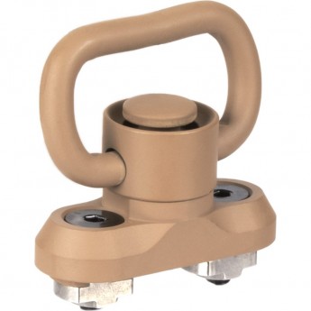 Антабка SHOTTIME быстросъёмная QD на M-LOK для ремня 25мм песок Антабка SHOTTIME быстросъёмная QD на M-LOK для ремня 25мм песок