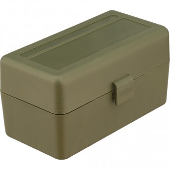 Кейс SHOTTIME BX-908 для 50 патронов 7.62x54R, полипропилен, зелёный